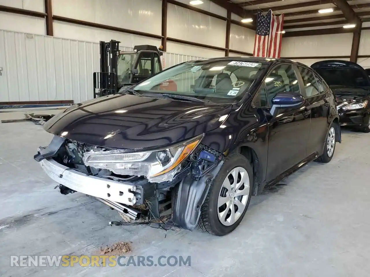 2 Photograph of a damaged car 5YFEPMAE5MP202945 TOYOTA COROLLA 2021