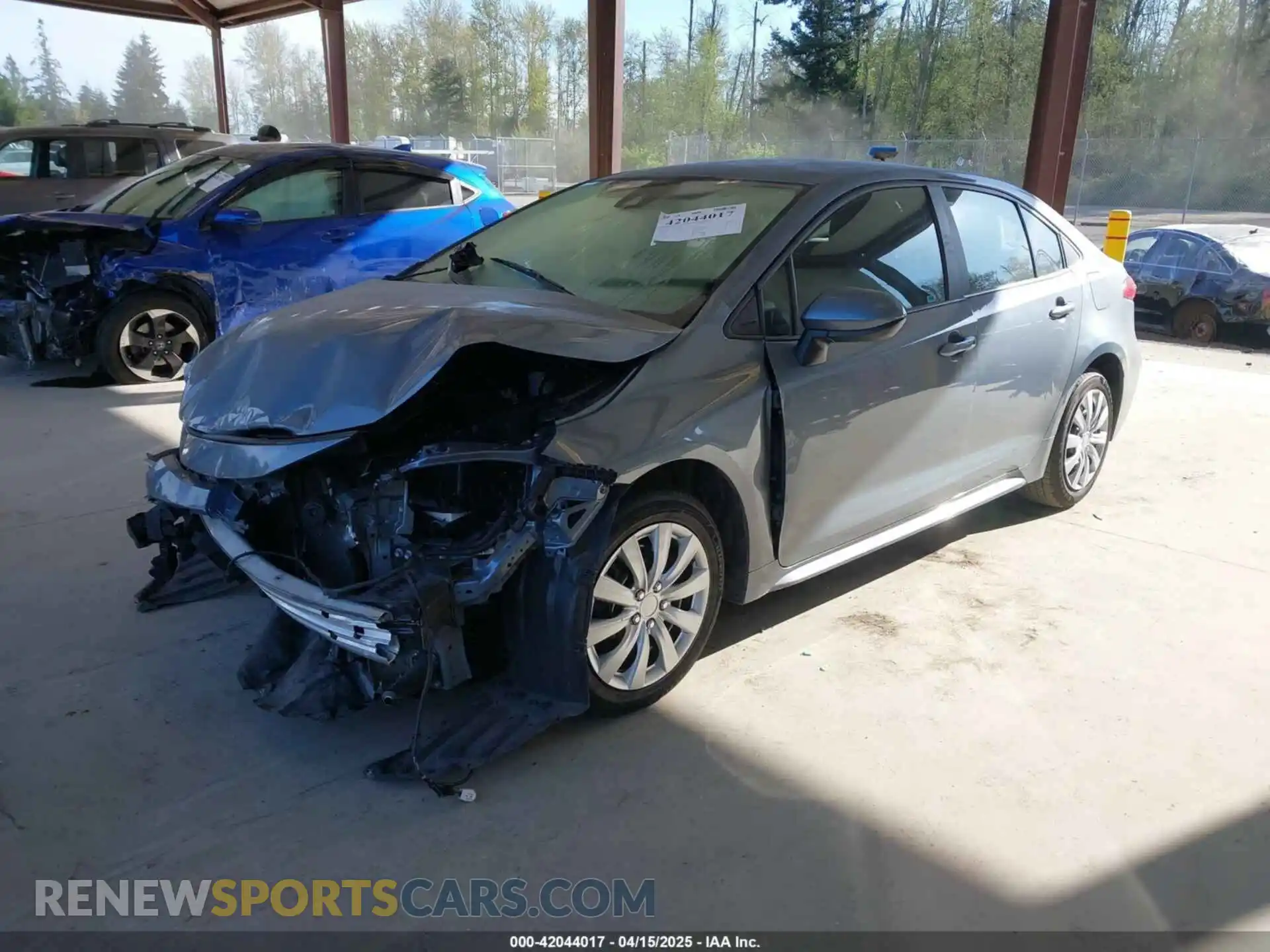 2 Фотография поврежденного автомобиля 5YFEPMAE5MP204274 TOYOTA COROLLA 2021