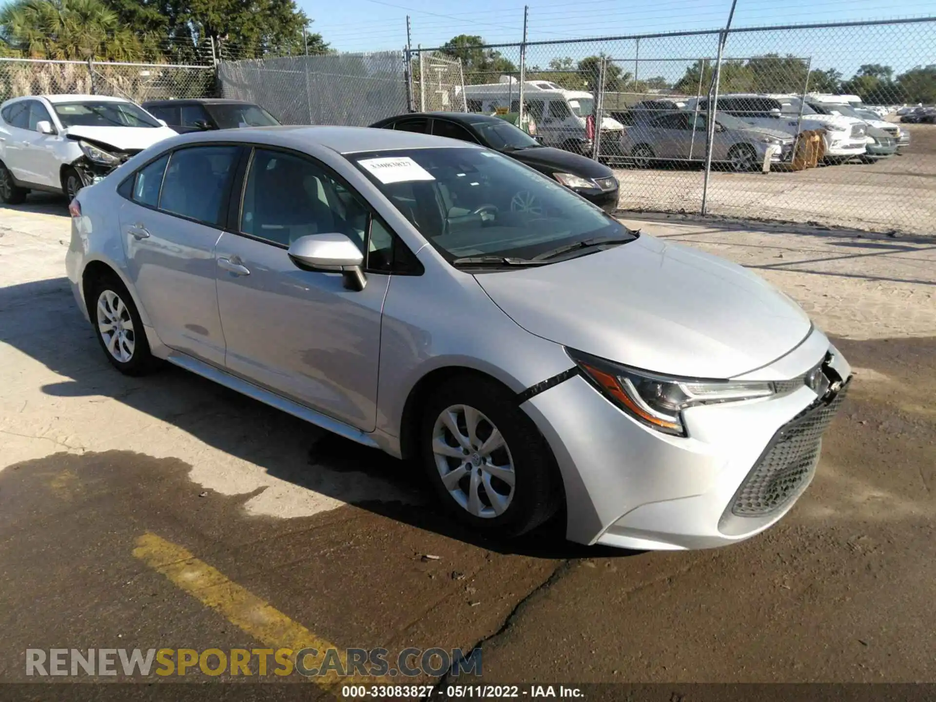 1 Photograph of a damaged car 5YFEPMAE5MP205182 TOYOTA COROLLA 2021