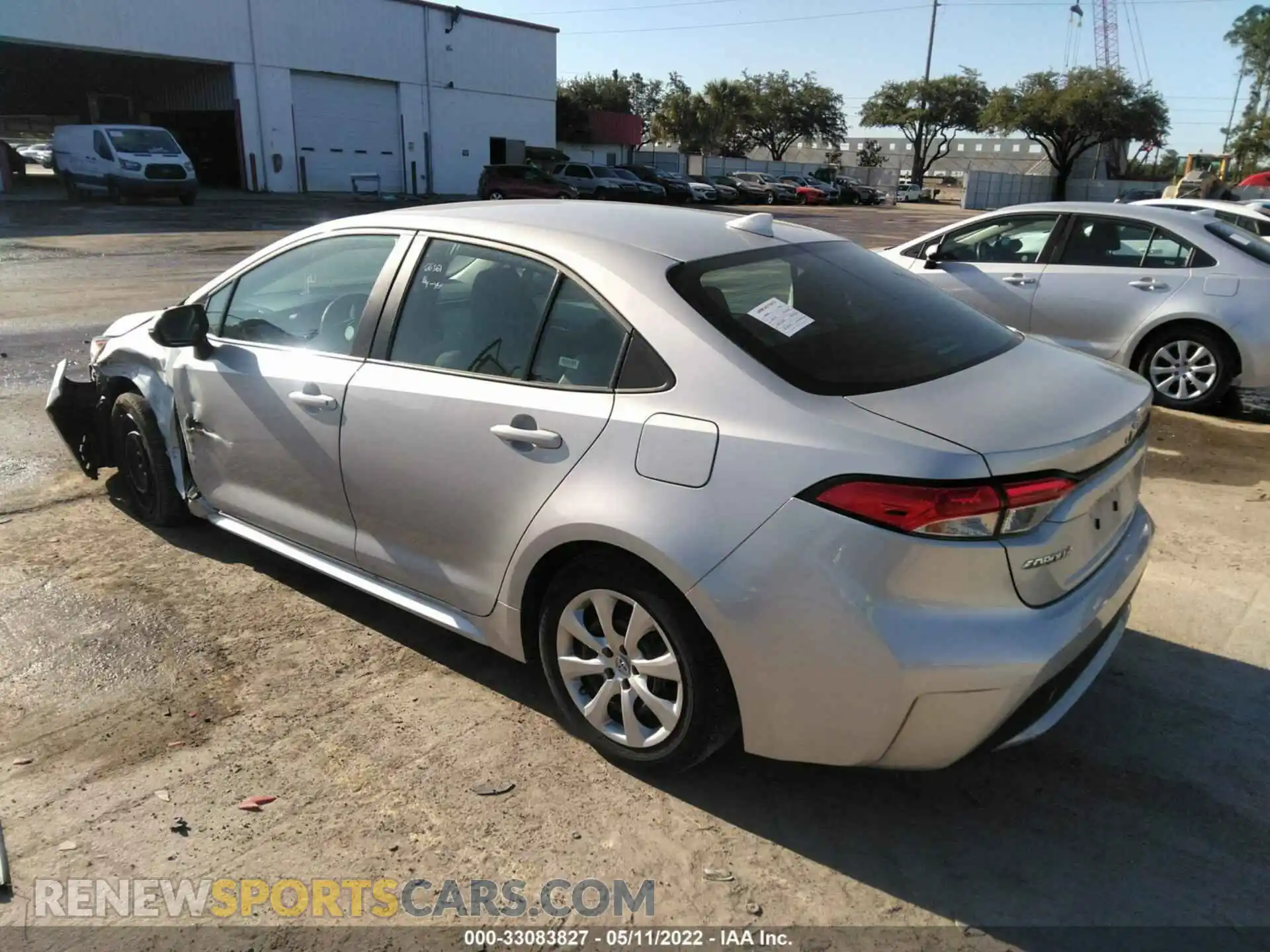 3 Photograph of a damaged car 5YFEPMAE5MP205182 TOYOTA COROLLA 2021