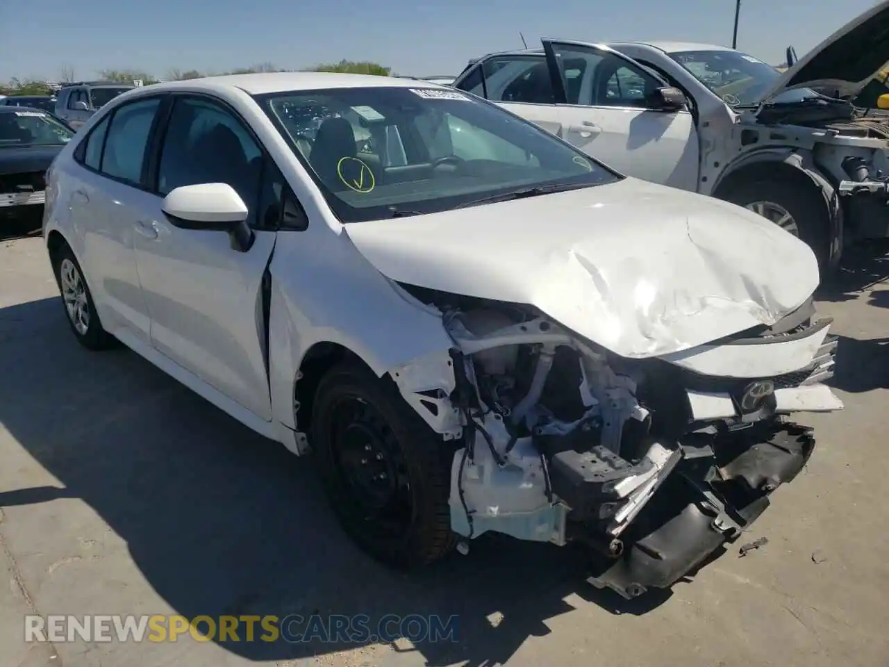 1 Photograph of a damaged car 5YFEPMAE5MP206056 TOYOTA COROLLA 2021