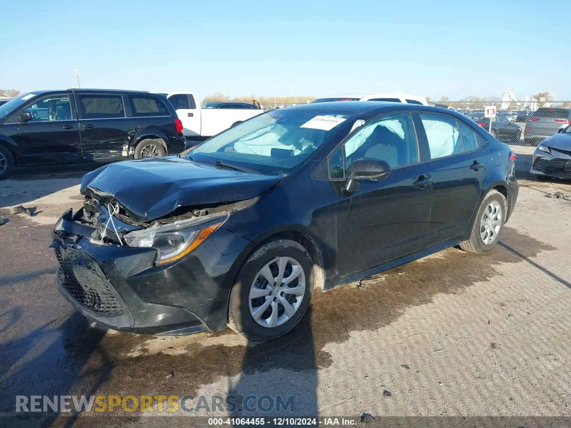2 Photograph of a damaged car 5YFEPMAE5MP211306 TOYOTA COROLLA 2021