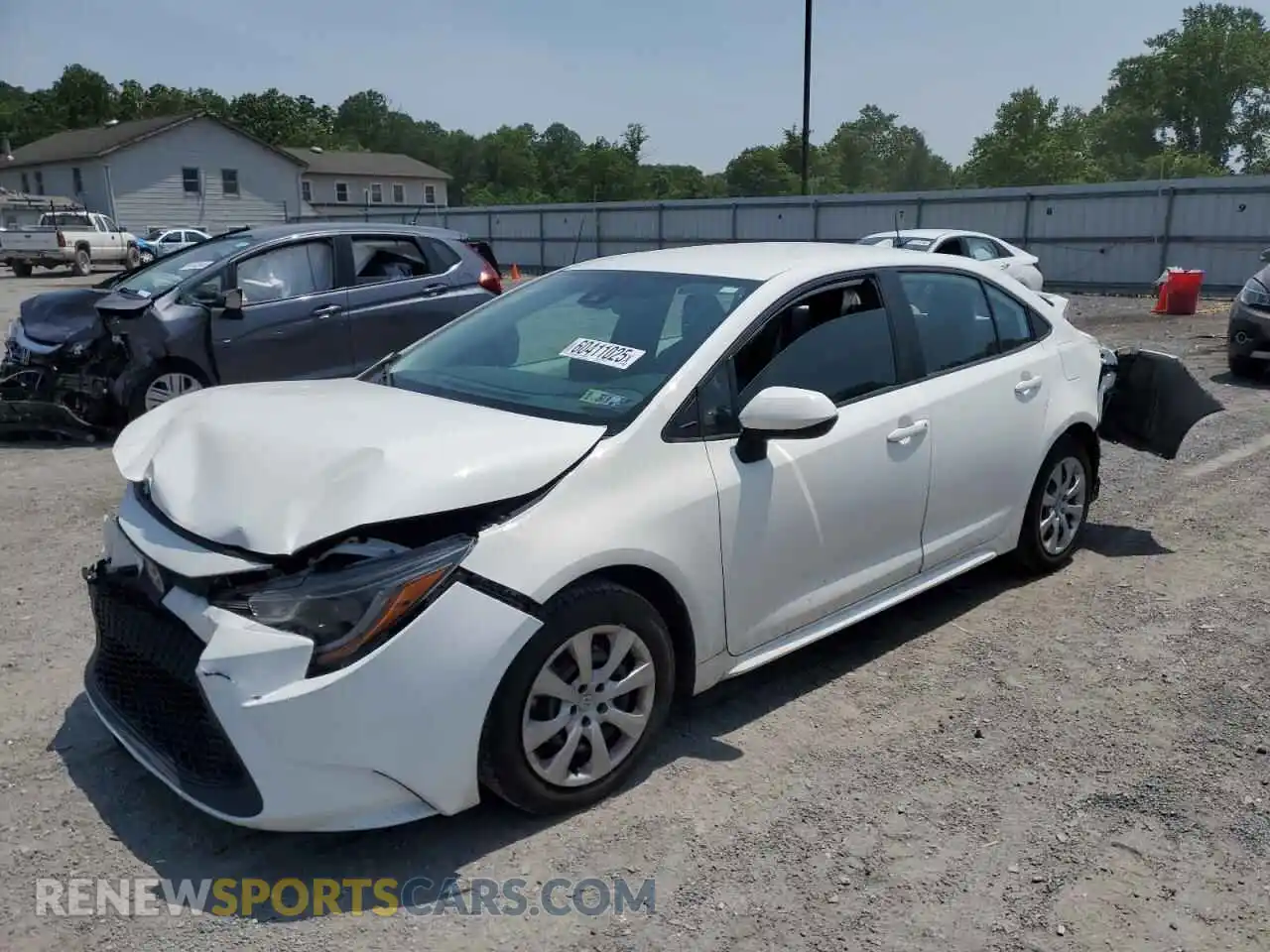 1 Фотография поврежденного автомобиля 5YFEPMAE5MP211628 TOYOTA COROLLA 2021