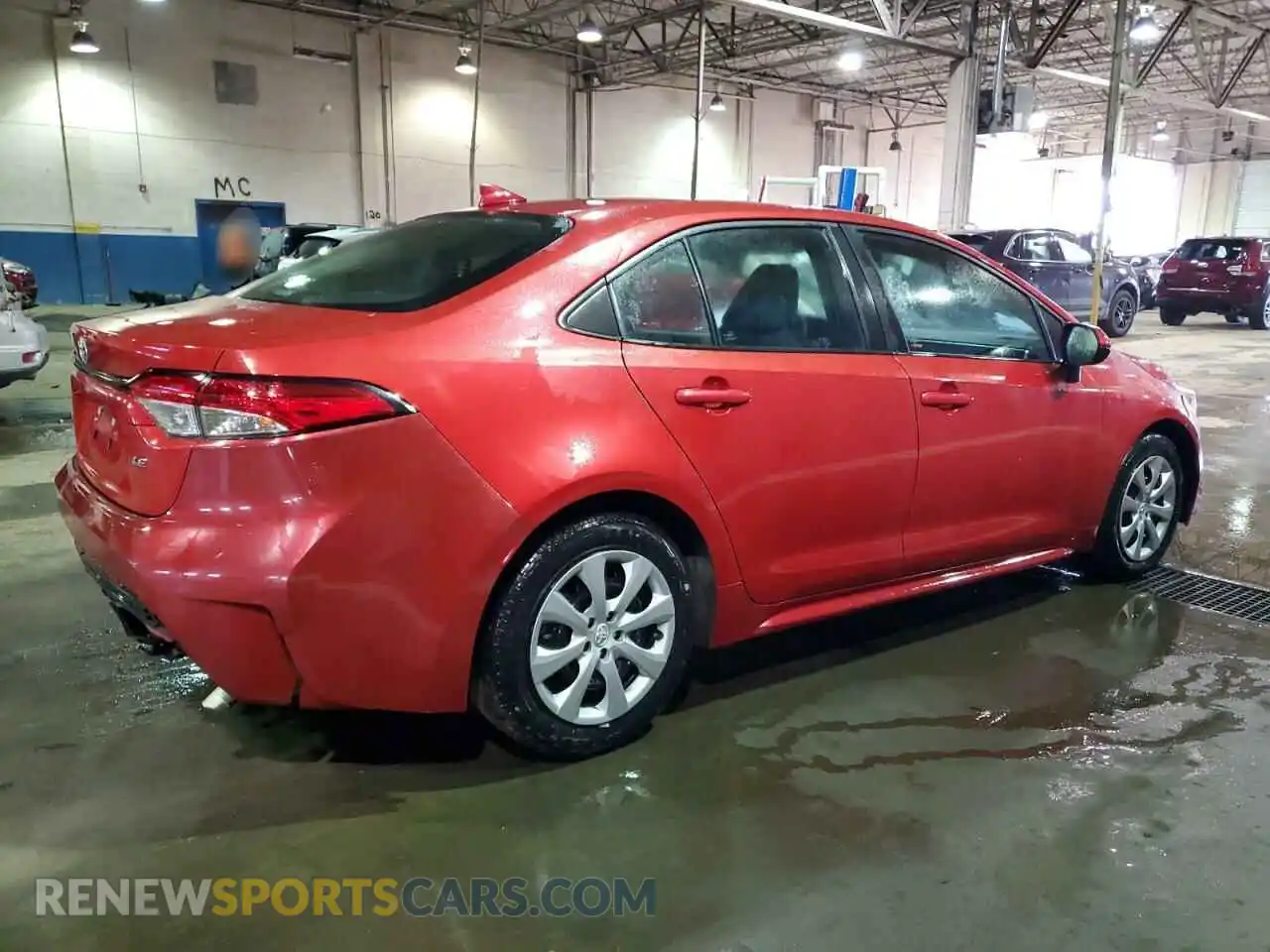 3 Photograph of a damaged car 5YFEPMAE5MP212519 TOYOTA COROLLA 2021