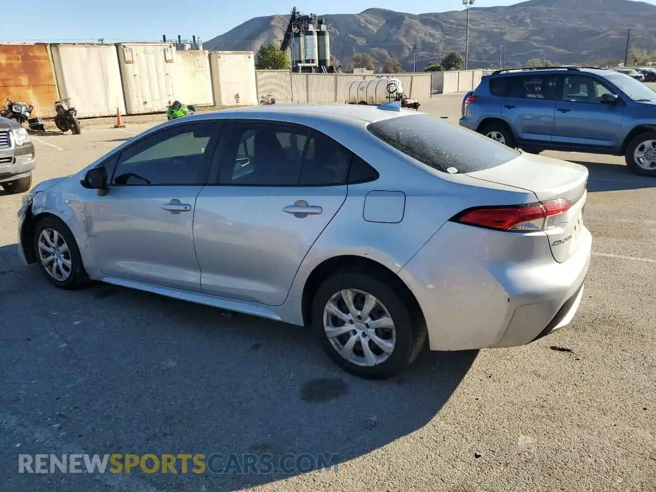 2 Photograph of a damaged car 5YFEPMAE5MP216232 TOYOTA COROLLA 2021