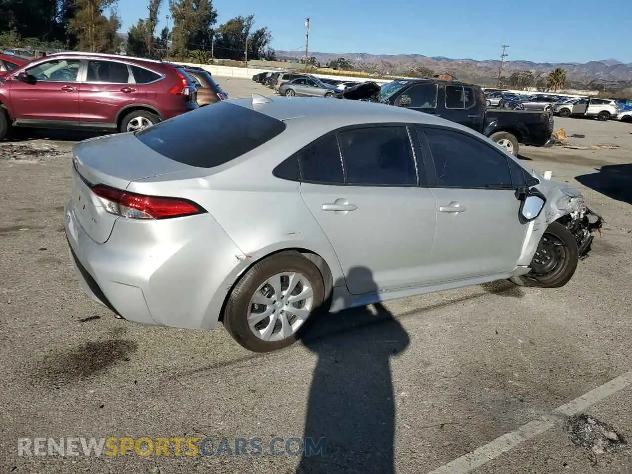 3 Photograph of a damaged car 5YFEPMAE5MP216232 TOYOTA COROLLA 2021