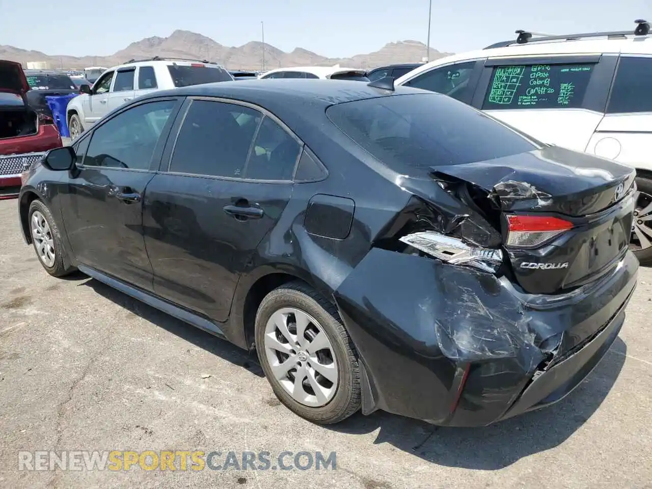 2 Photograph of a damaged car 5YFEPMAE5MP216828 TOYOTA COROLLA 2021