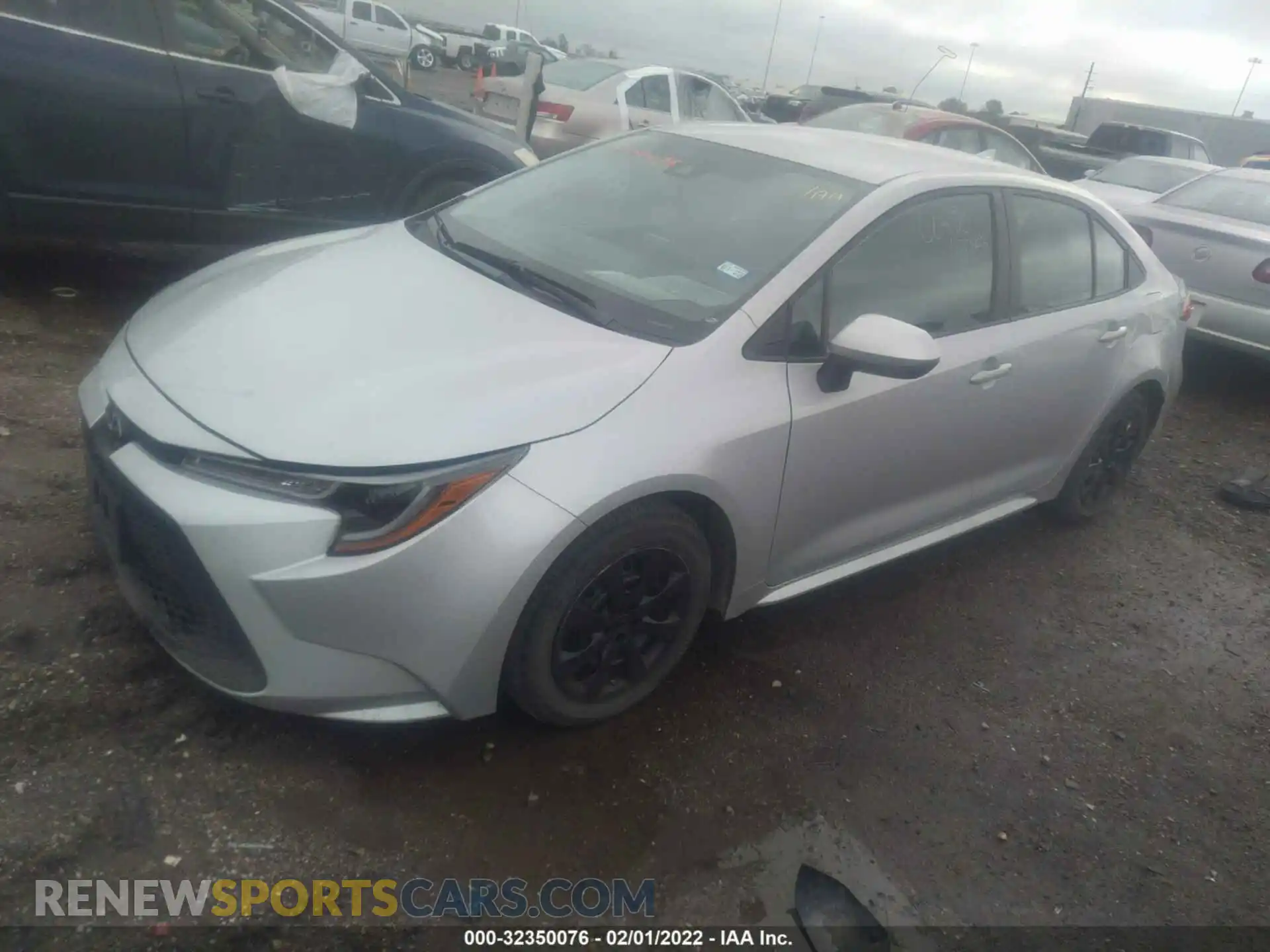 2 Photograph of a damaged car 5YFEPMAE5MP218059 TOYOTA COROLLA 2021