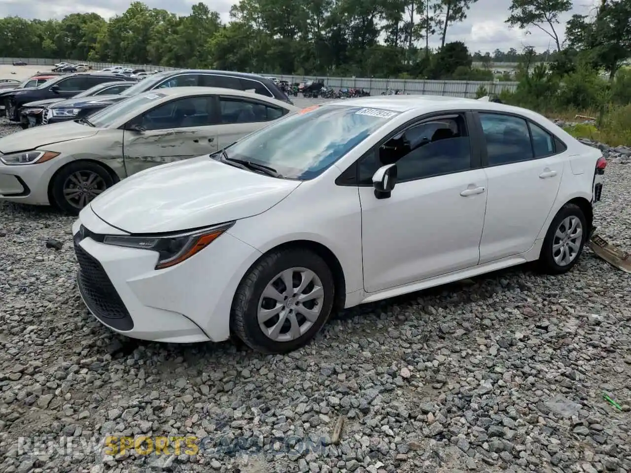 1 fotografías del automóvil dañado 5YFEPMAE5MP218319 TOYOTA COROLLA 2021