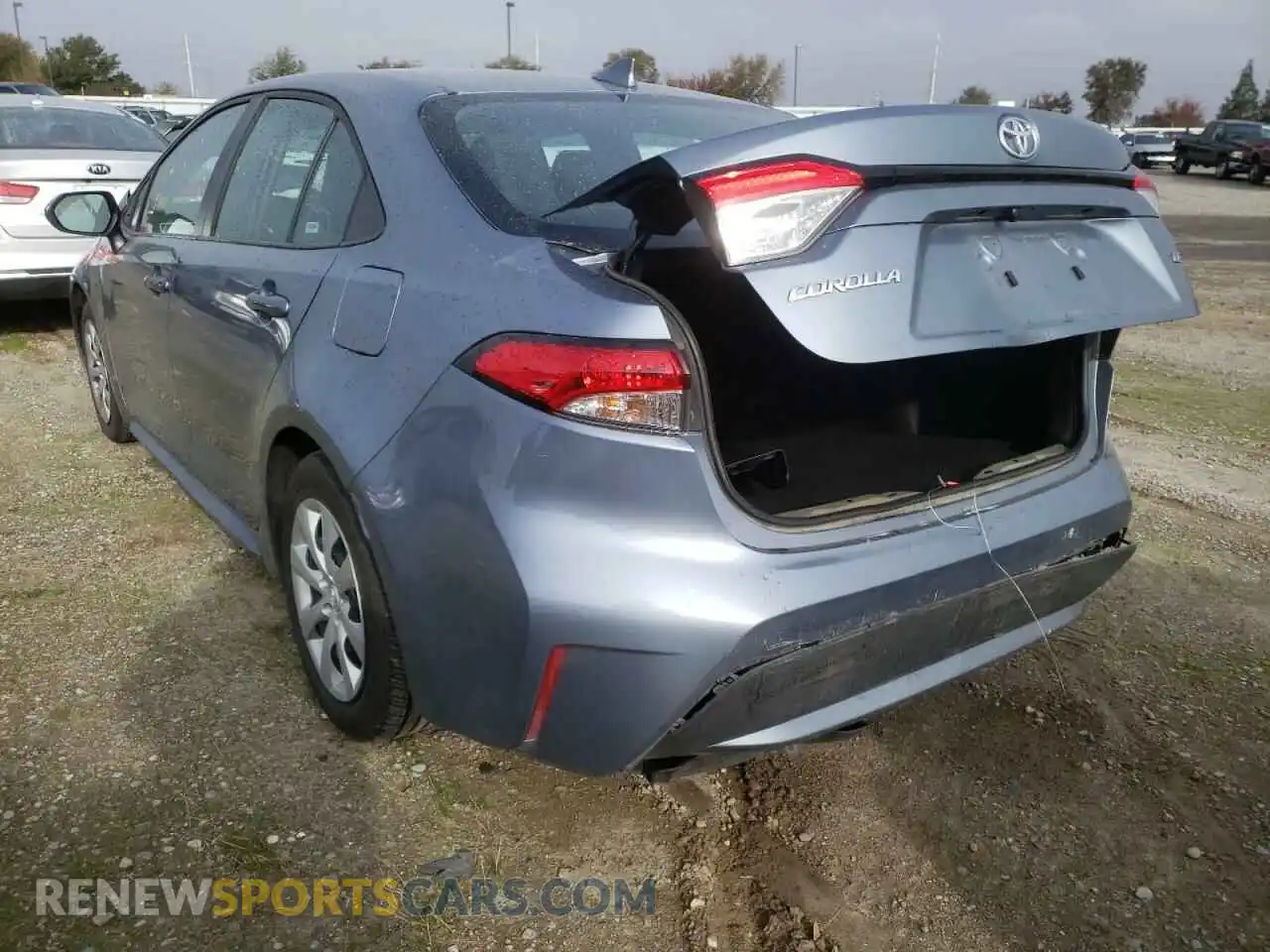 3 Photograph of a damaged car 5YFEPMAE5MP222628 TOYOTA COROLLA 2021