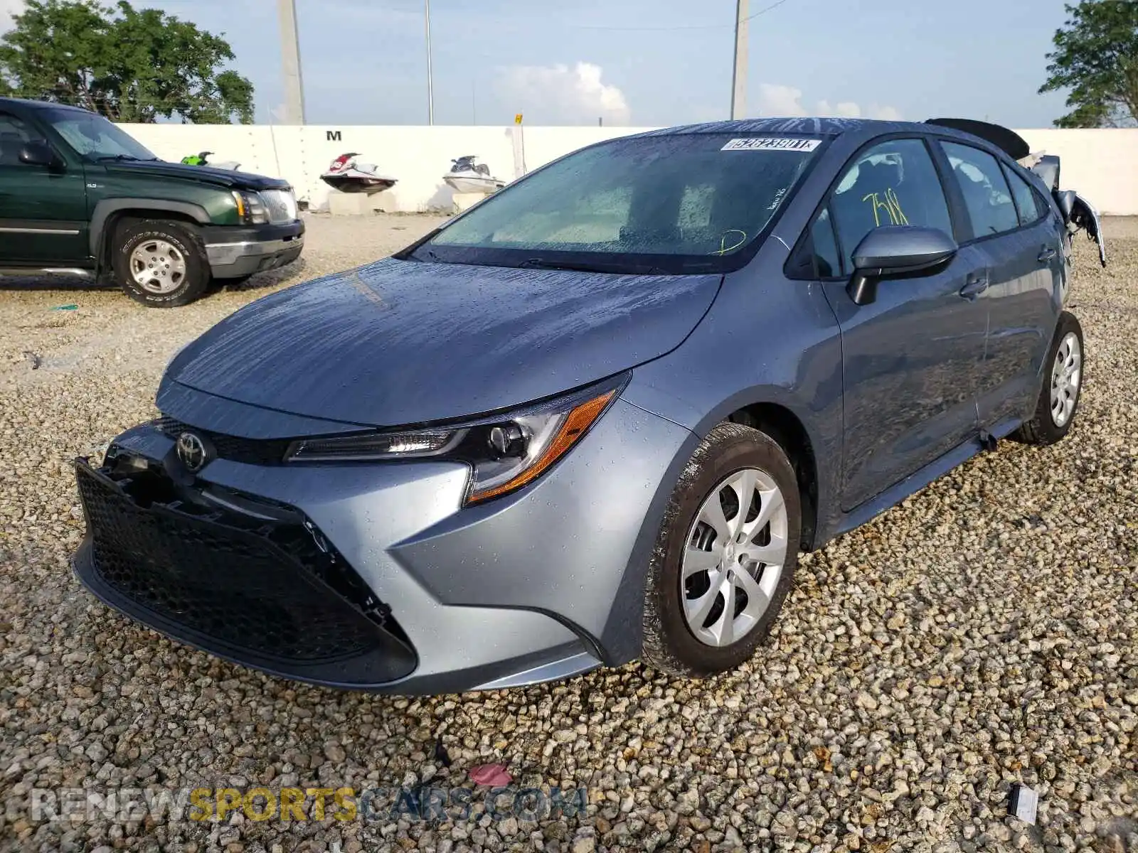 2 Photograph of a damaged car 5YFEPMAE5MP223116 TOYOTA COROLLA 2021