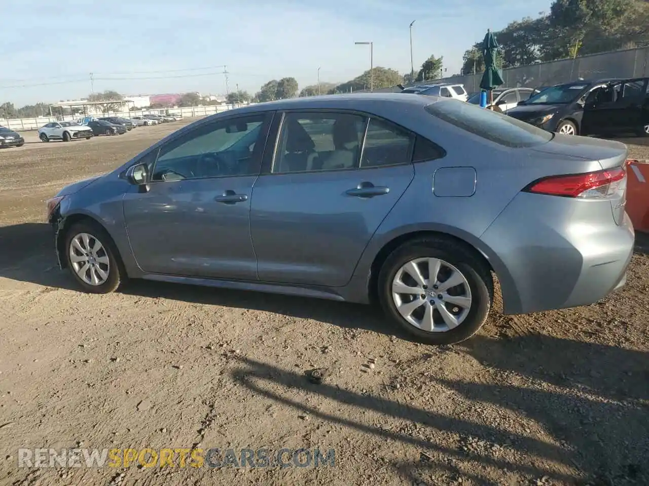 2 Photograph of a damaged car 5YFEPMAE5MP223133 TOYOTA COROLLA 2021