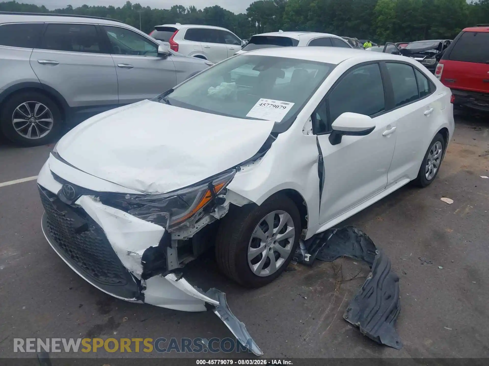 2 Фотография поврежденного автомобиля 5YFEPMAE5MP223813 TOYOTA COROLLA 2021