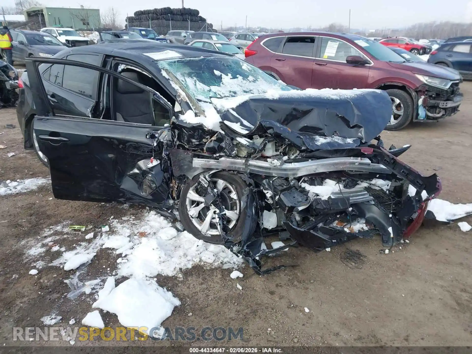 1 fotografías del automóvil dañado 5YFEPMAE5MP225271 TOYOTA COROLLA 2021