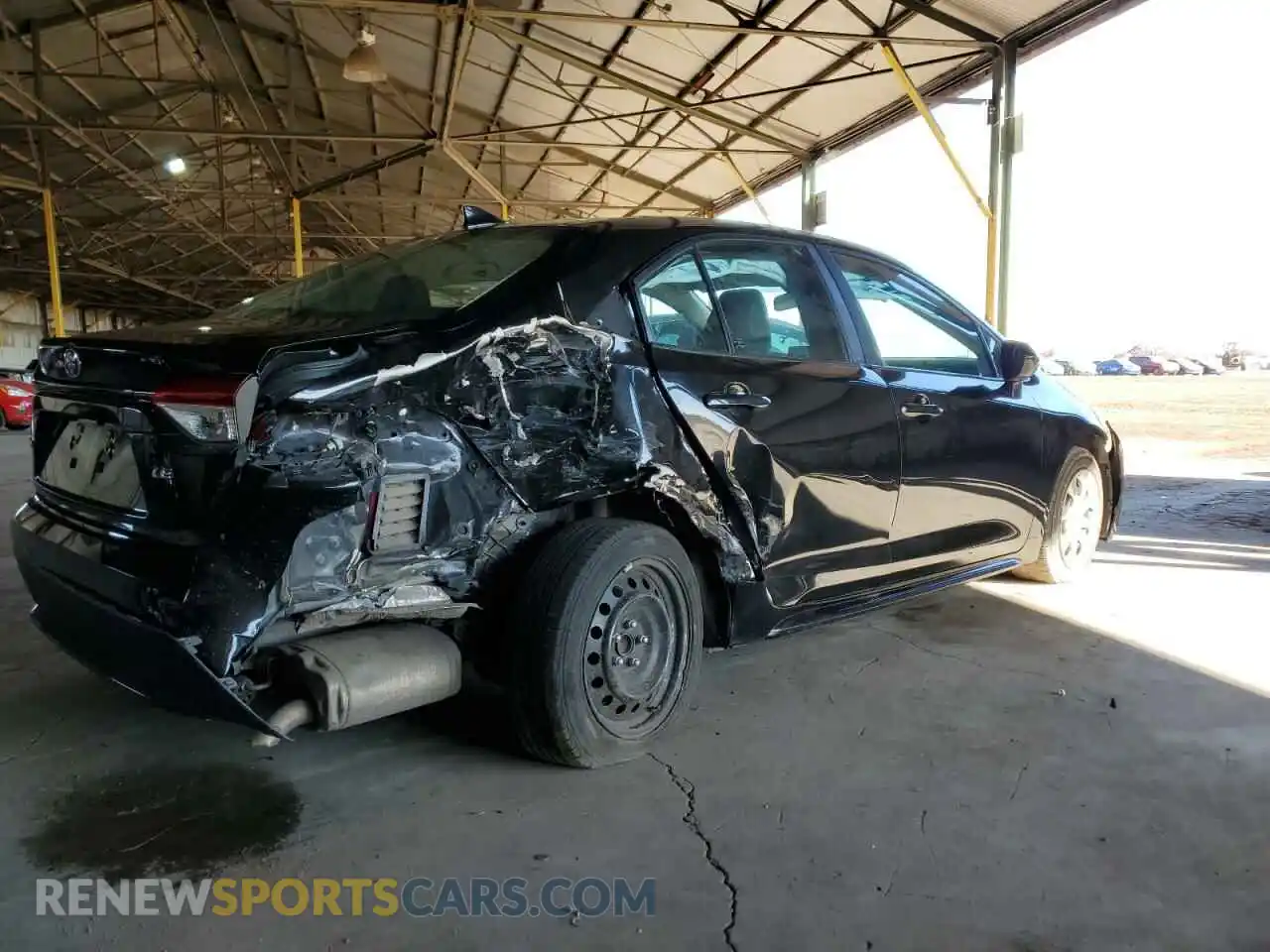 3 Photograph of a damaged car 5YFEPMAE5MP231040 TOYOTA COROLLA 2021