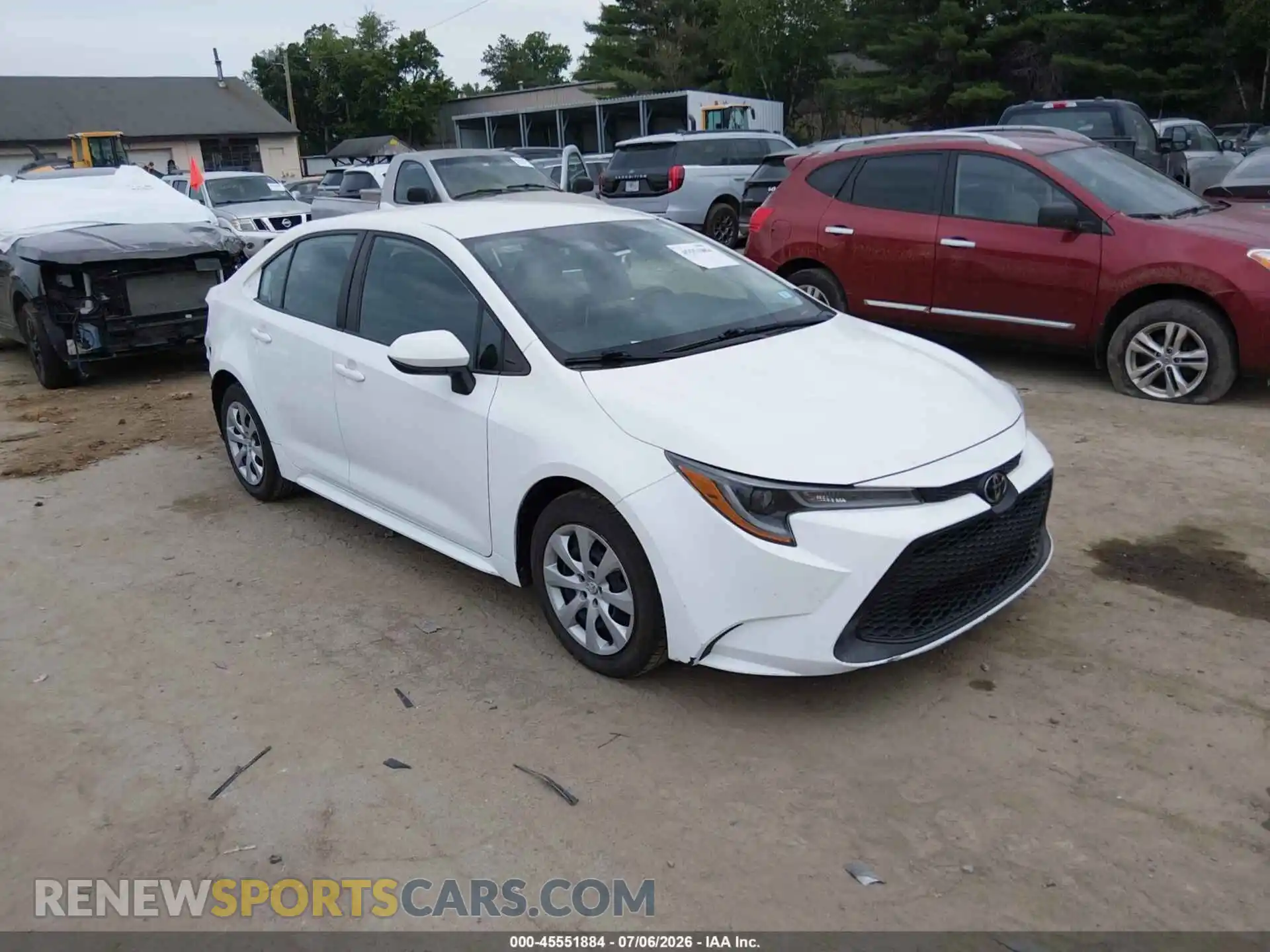 1 fotografías del automóvil dañado 5YFEPMAE5MP232737 TOYOTA COROLLA 2021