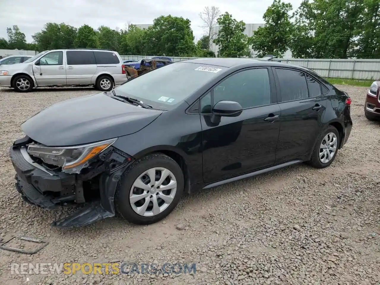 1 Photograph of a damaged car 5YFEPMAE5MP239204 TOYOTA COROLLA 2021