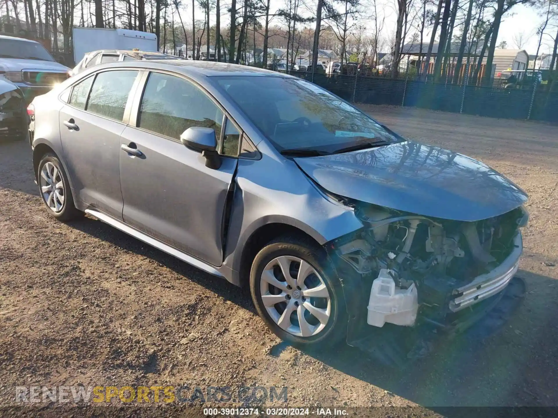 1 Photograph of a damaged car 5YFEPMAE5MP241227 TOYOTA COROLLA 2021