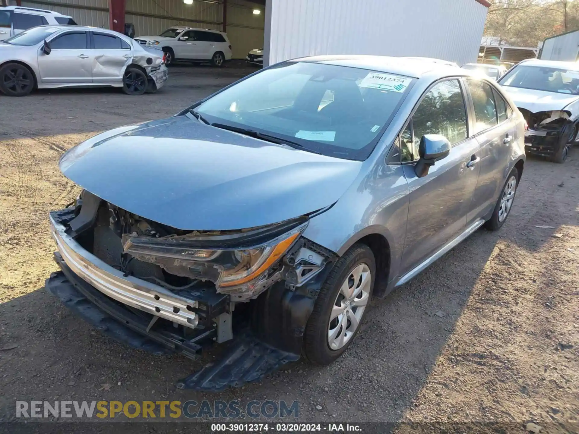 2 Photograph of a damaged car 5YFEPMAE5MP241227 TOYOTA COROLLA 2021