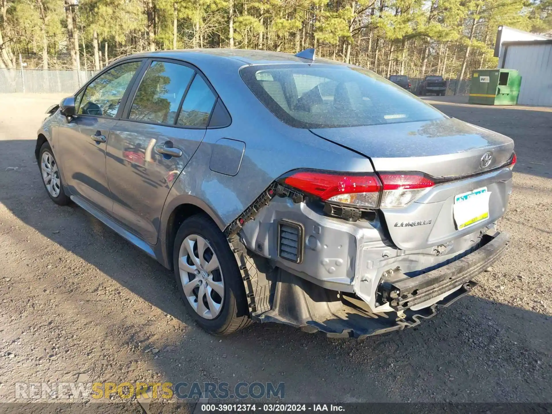 3 Photograph of a damaged car 5YFEPMAE5MP241227 TOYOTA COROLLA 2021