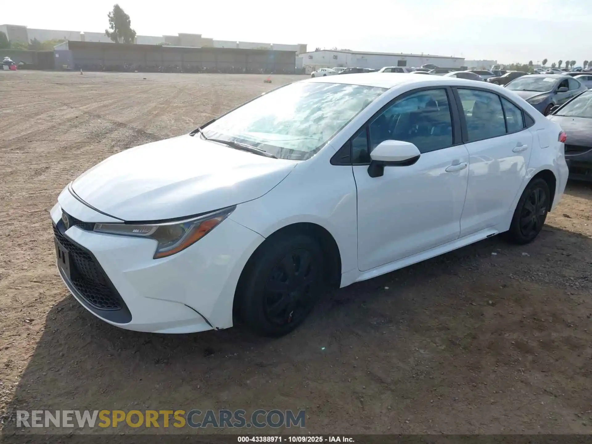2 Photograph of a damaged car 5YFEPMAE5MP242796 TOYOTA COROLLA 2021