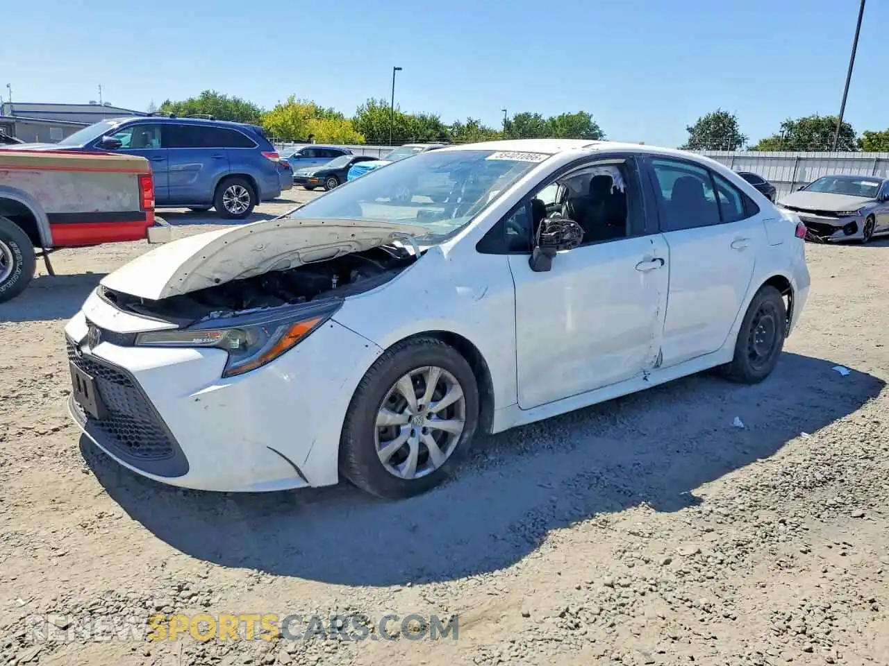 1 fotografías del automóvil dañado 5YFEPMAE5MP243592 TOYOTA COROLLA 2021