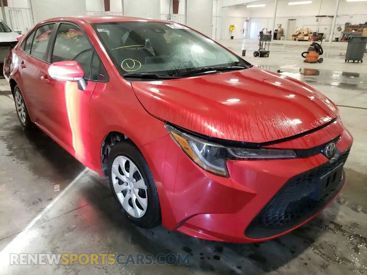 1 fotografías del automóvil dañado 5YFEPMAE5MP247187 TOYOTA COROLLA 2021