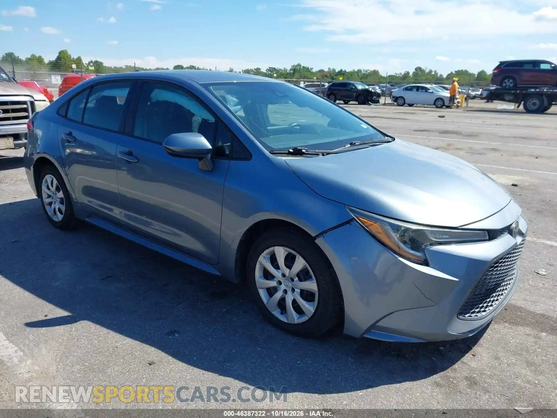 1 Photograph of a damaged car 5YFEPMAE5MP247450 TOYOTA COROLLA 2021