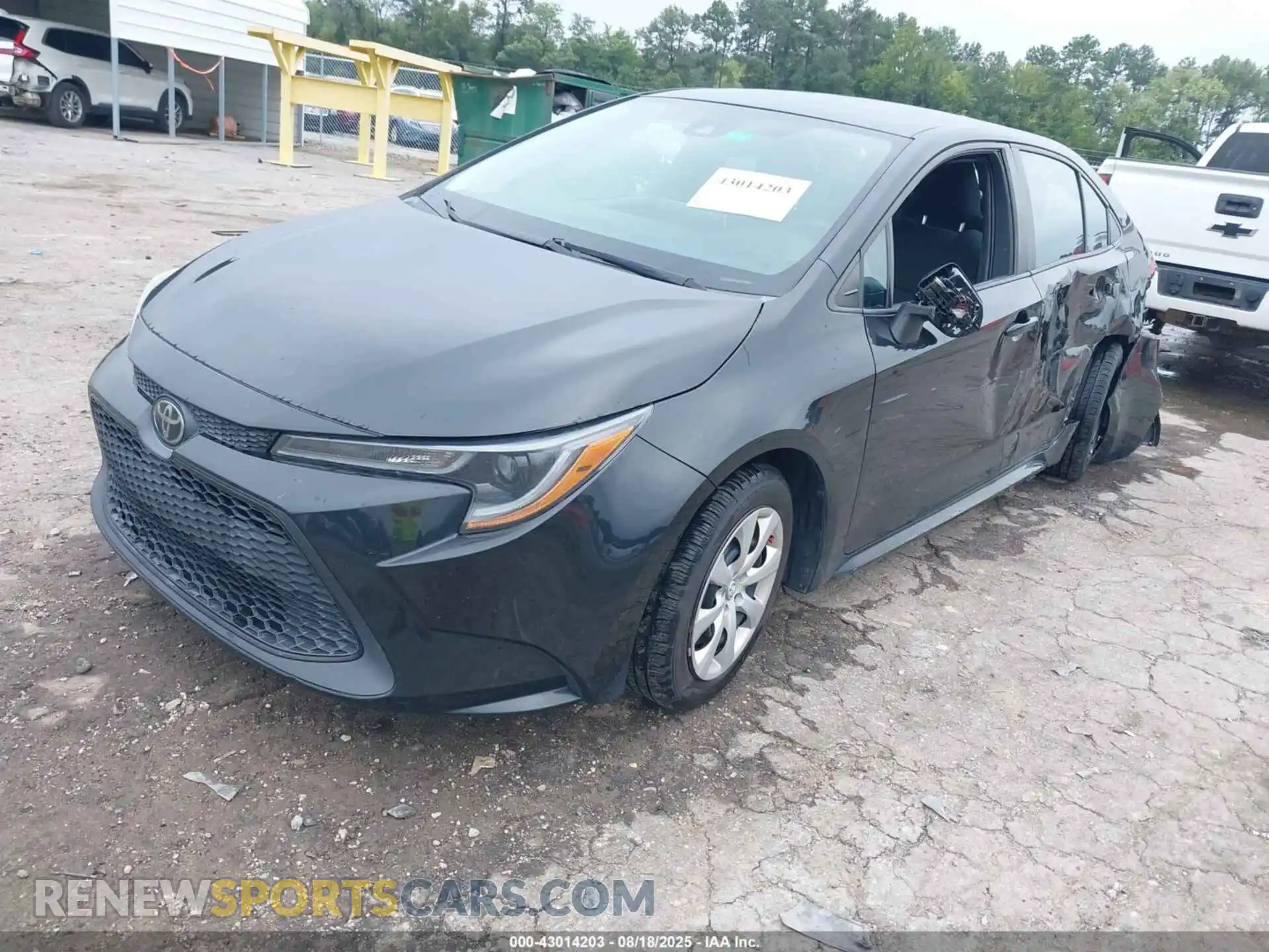 2 Photograph of a damaged car 5YFEPMAE5MP247481 TOYOTA COROLLA 2021