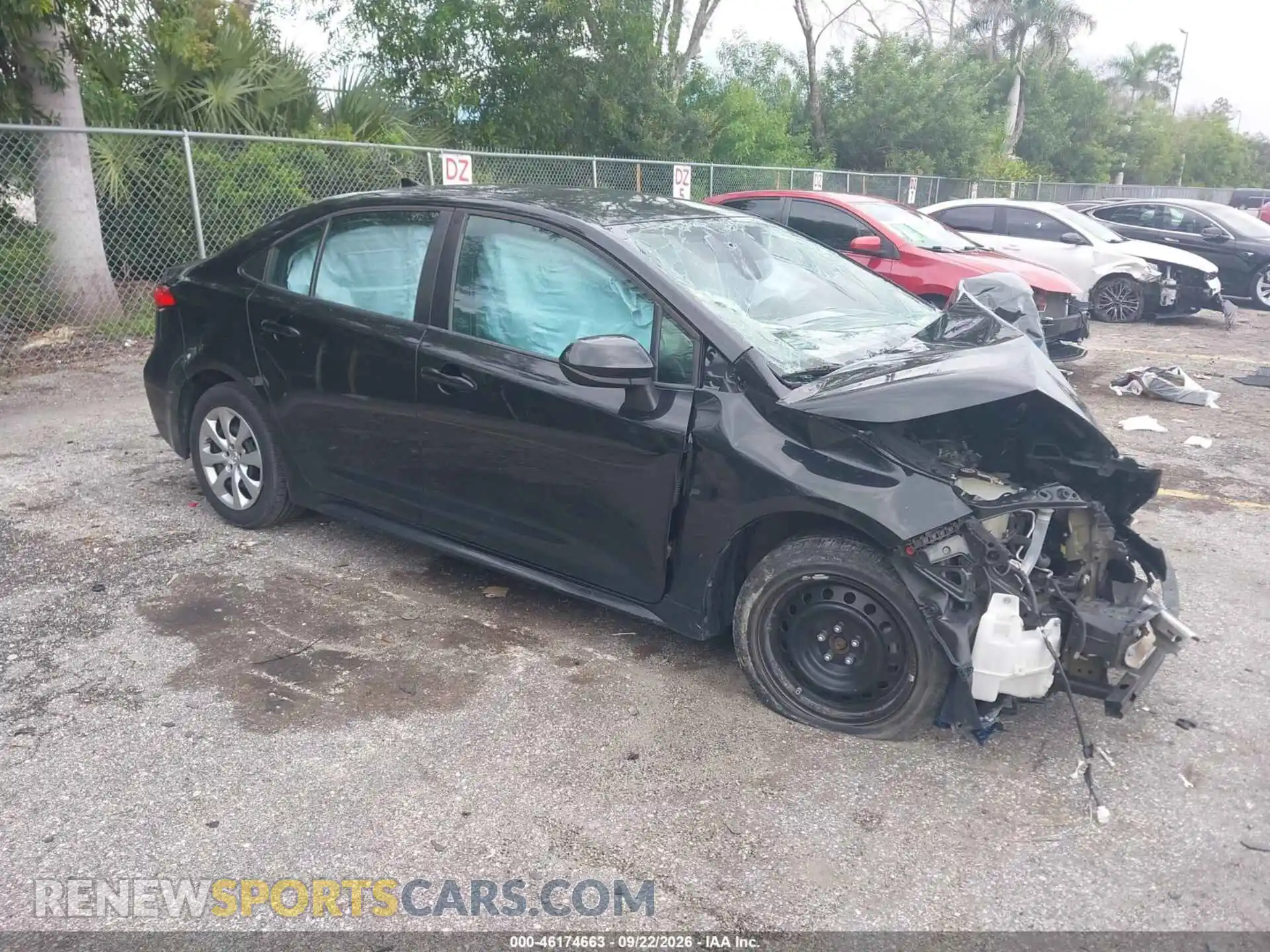 1 Photograph of a damaged car 5YFEPMAE5MP248484 TOYOTA COROLLA 2021