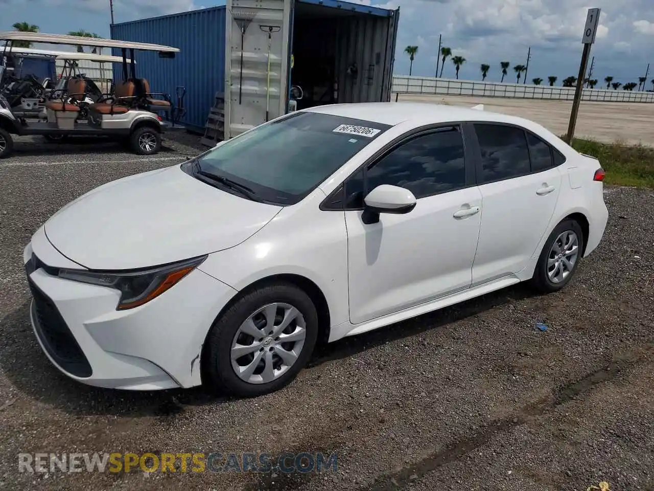 1 Фотография поврежденного автомобиля 5YFEPMAE5MP248727 TOYOTA COROLLA 2021