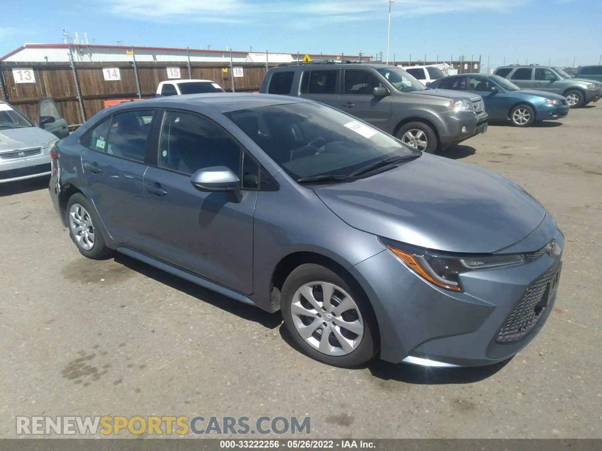 1 Фотография поврежденного автомобиля 5YFEPMAE5MP250333 TOYOTA COROLLA 2021
