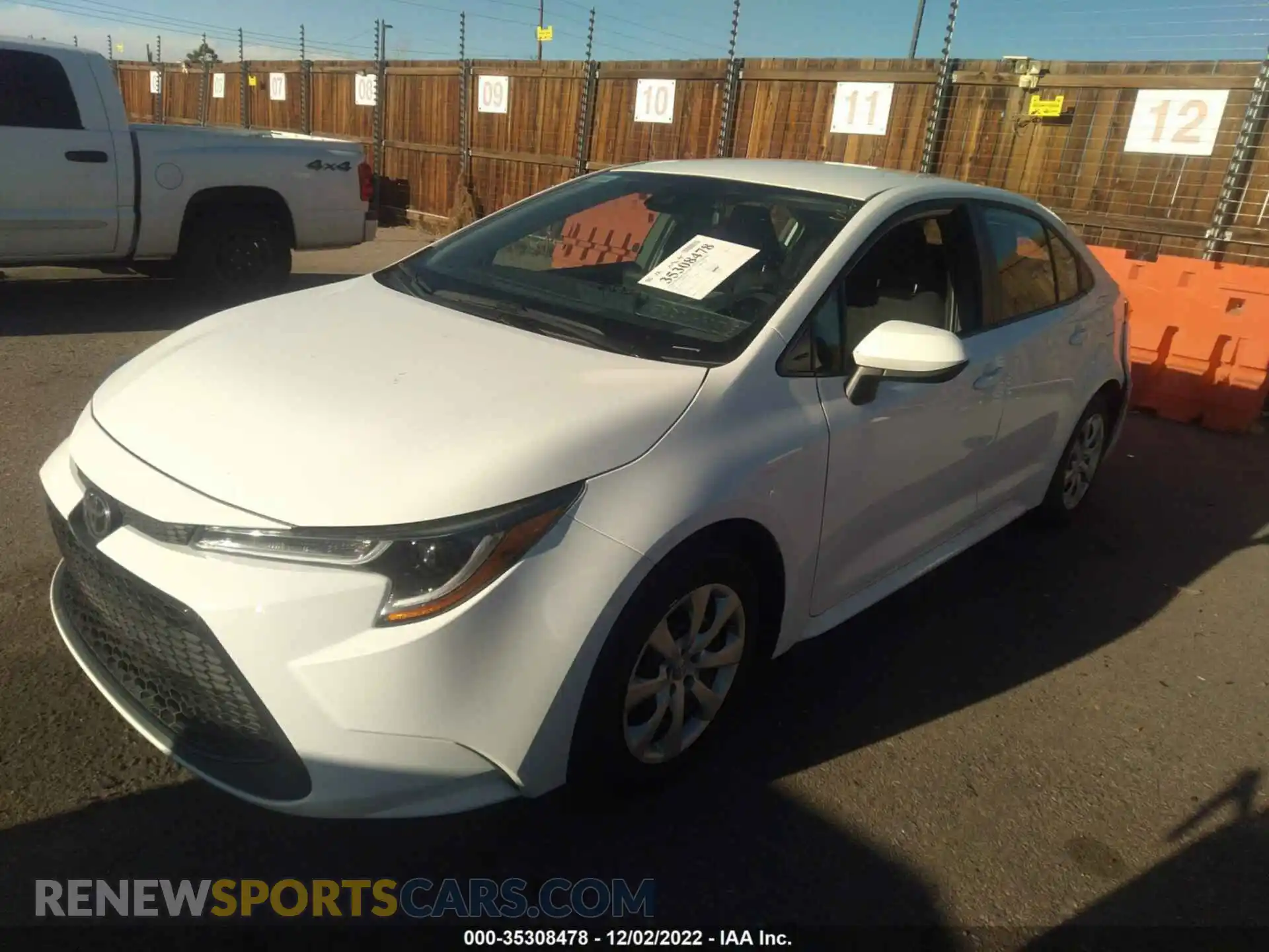 2 Photograph of a damaged car 5YFEPMAE5MP250395 TOYOTA COROLLA 2021