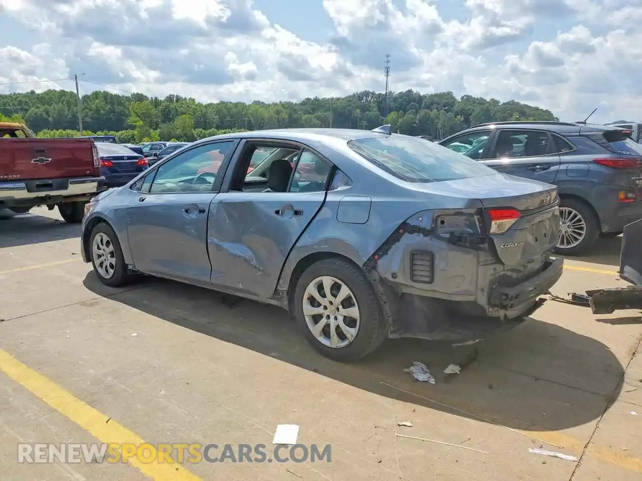 2 Photograph of a damaged car 5YFEPMAE5MP251286 TOYOTA COROLLA 2021