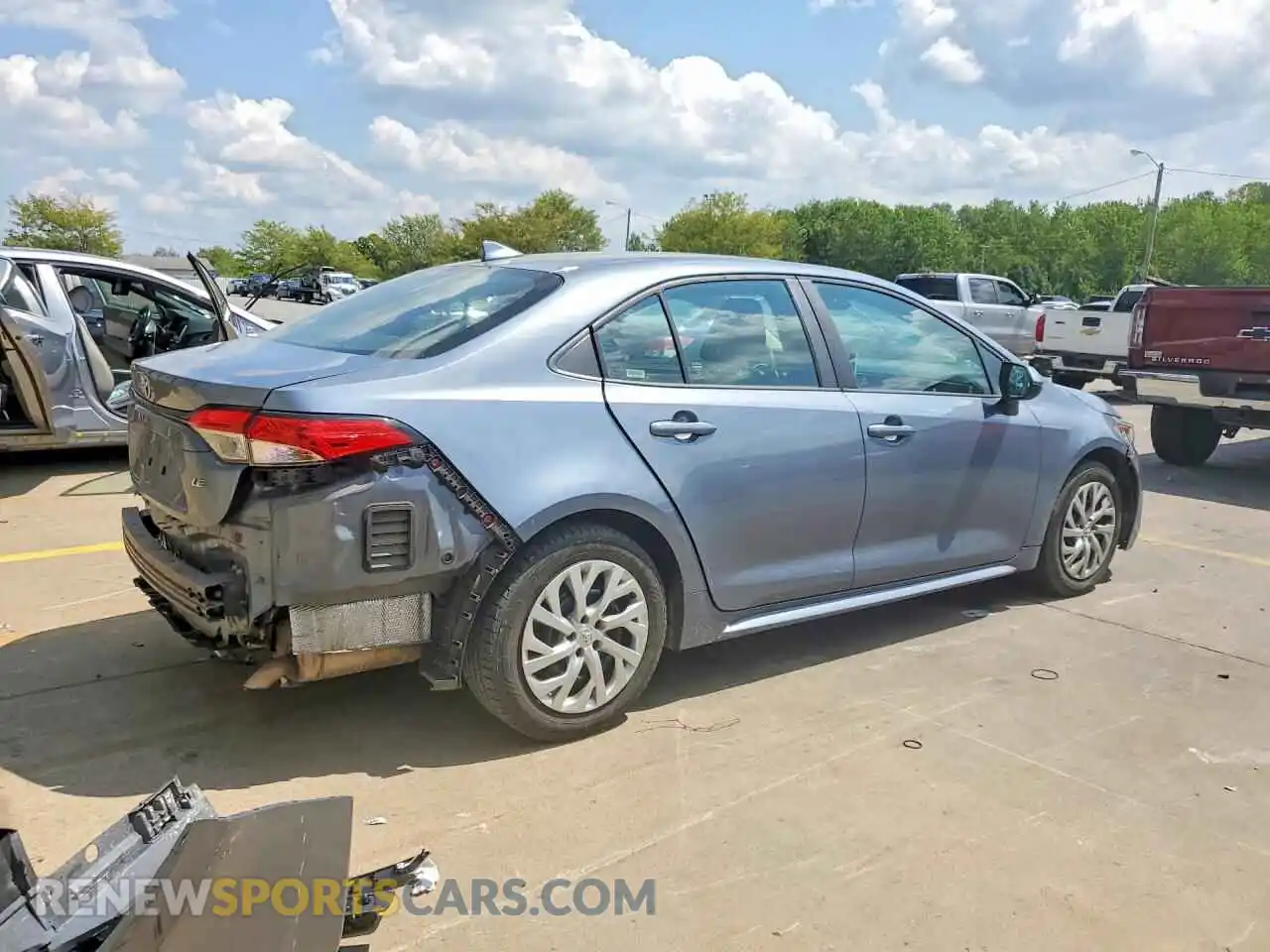 3 Photograph of a damaged car 5YFEPMAE5MP251286 TOYOTA COROLLA 2021