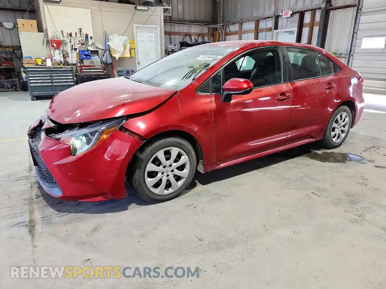 1 Photograph of a damaged car 5YFEPMAE5MP251806 TOYOTA COROLLA 2021
