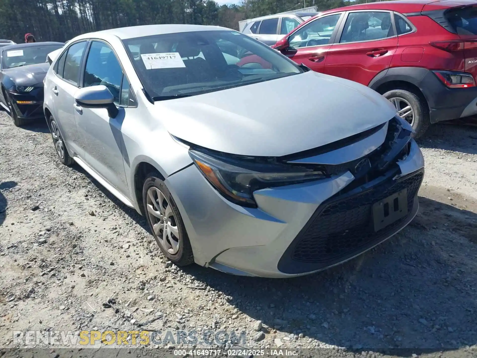 1 Photograph of a damaged car 5YFEPMAE5MP254186 TOYOTA COROLLA 2021
