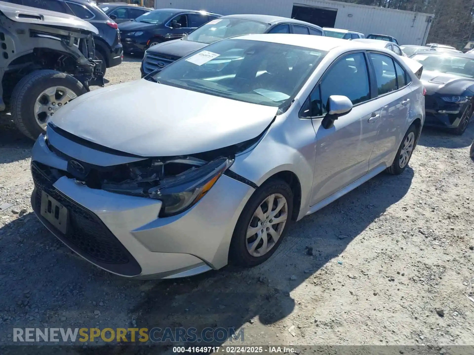 2 Photograph of a damaged car 5YFEPMAE5MP254186 TOYOTA COROLLA 2021