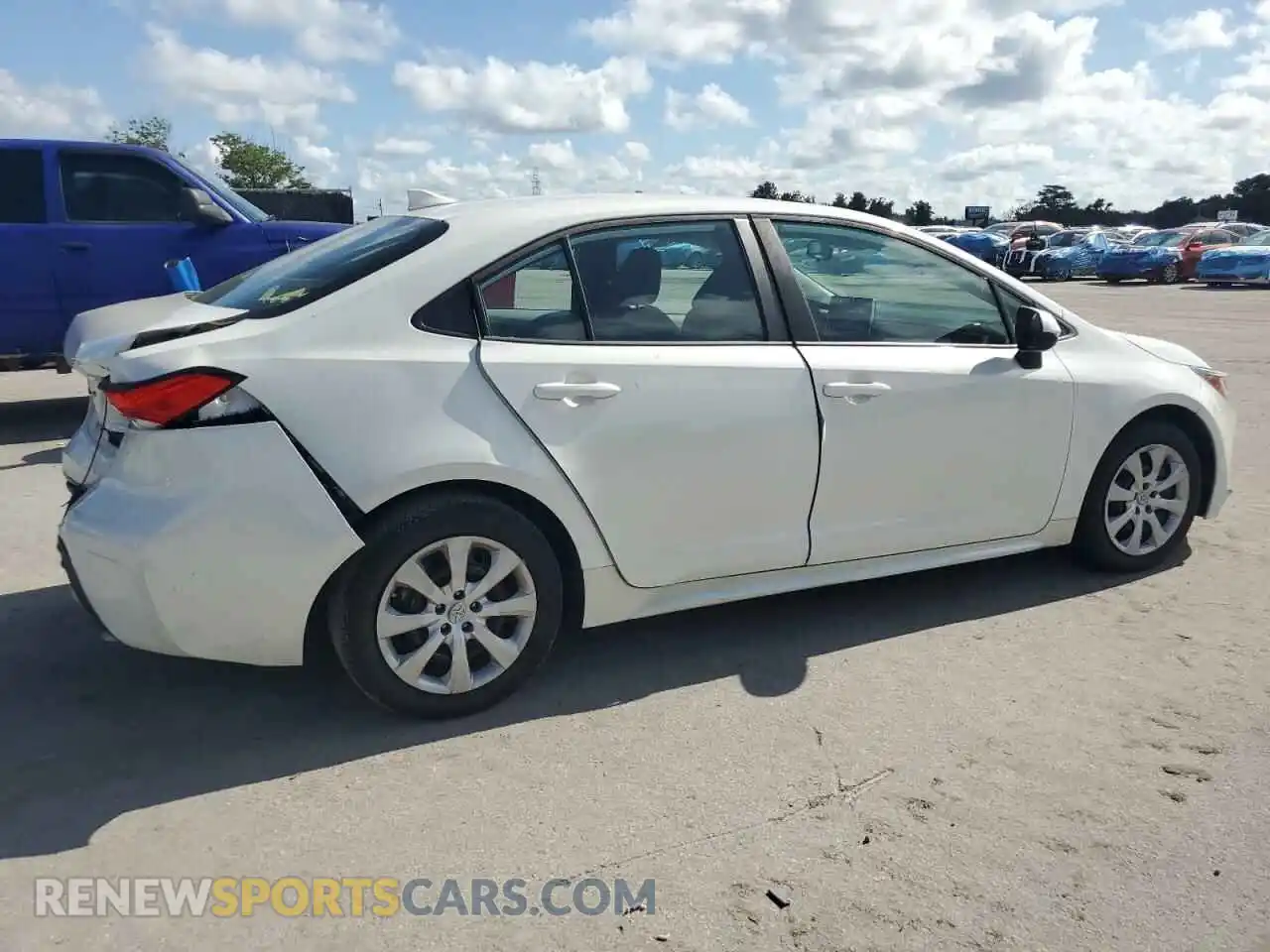 3 Photograph of a damaged car 5YFEPMAE5MP255631 TOYOTA COROLLA 2021