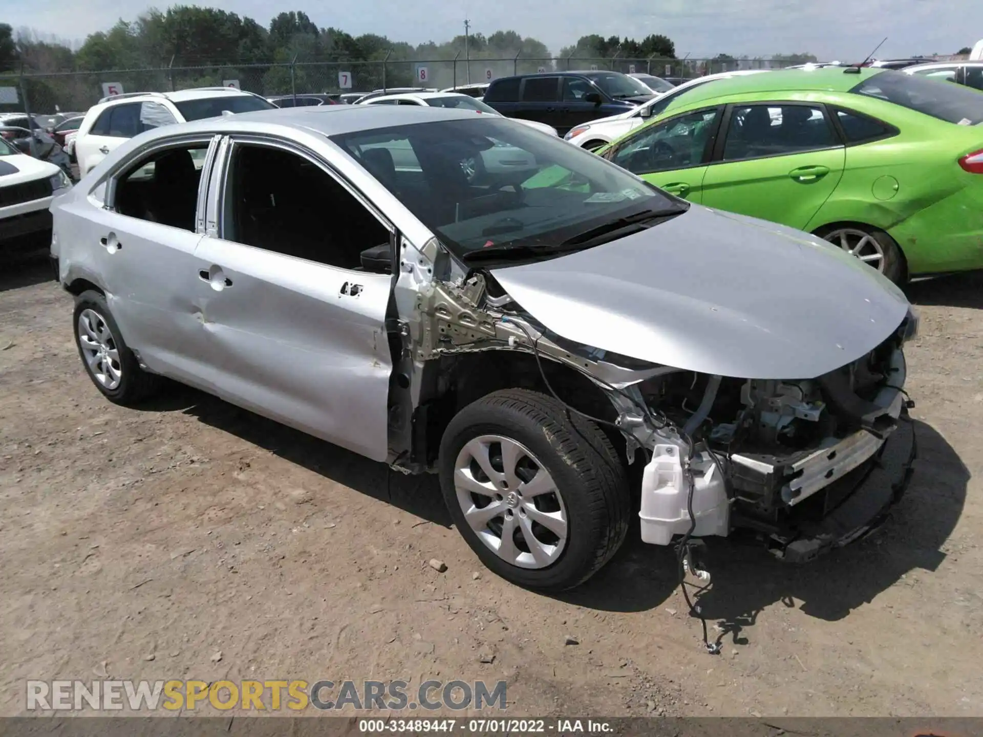 1 Photograph of a damaged car 5YFEPMAE5MP259100 TOYOTA COROLLA 2021