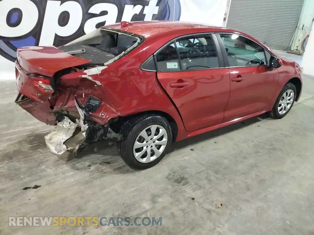 3 Photograph of a damaged car 5YFEPMAE5MP260196 TOYOTA COROLLA 2021
