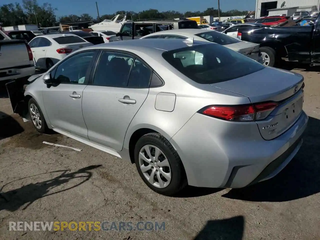 2 Photograph of a damaged car 5YFEPMAE5MP260537 TOYOTA COROLLA 2021