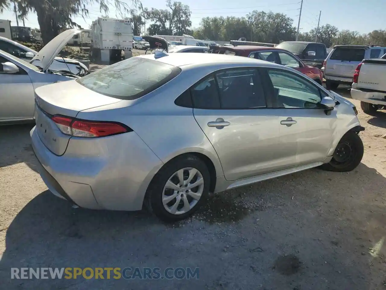 3 Photograph of a damaged car 5YFEPMAE5MP260537 TOYOTA COROLLA 2021