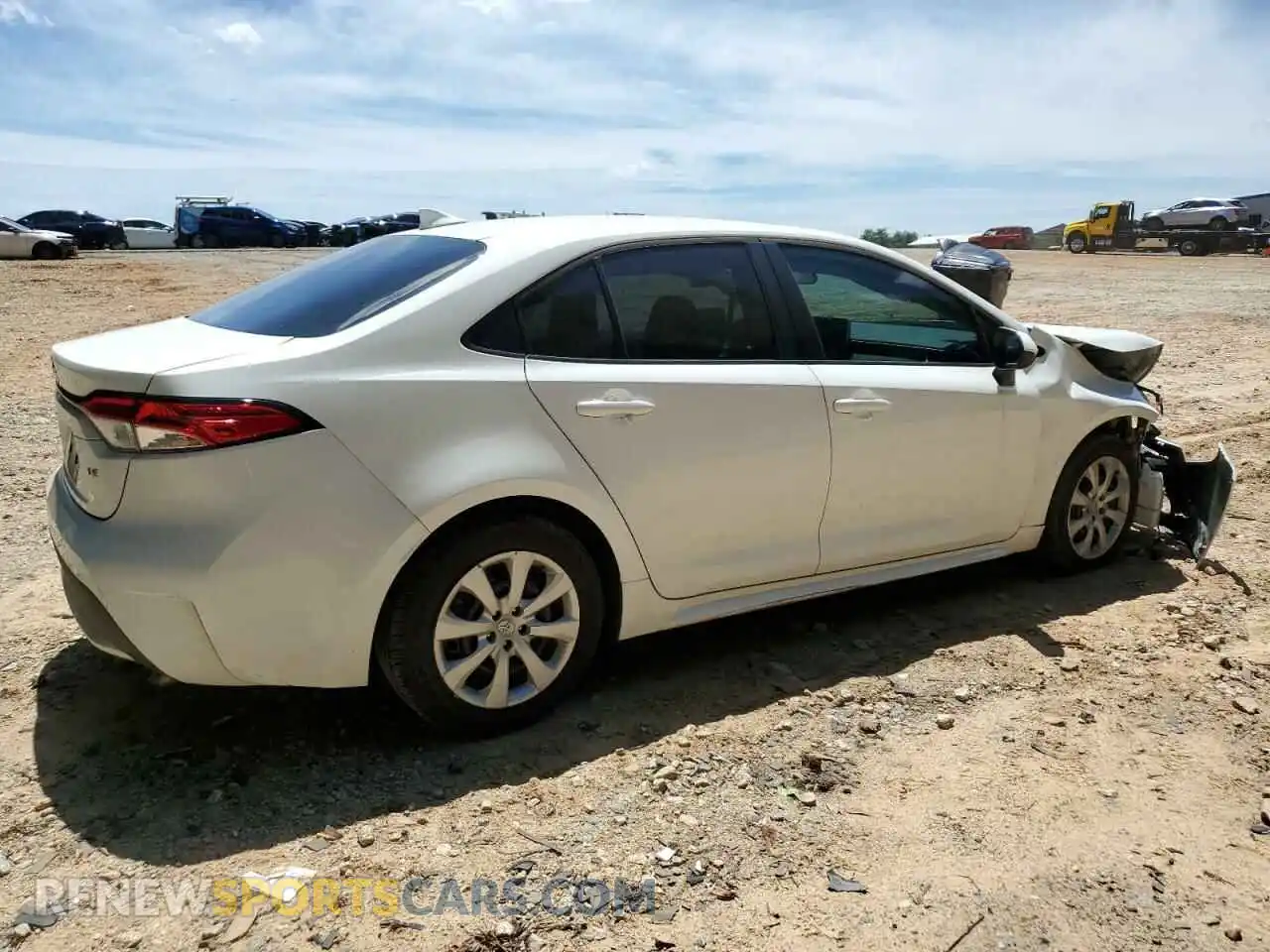 3 Photograph of a damaged car 5YFEPMAE5MP261784 TOYOTA COROLLA 2021