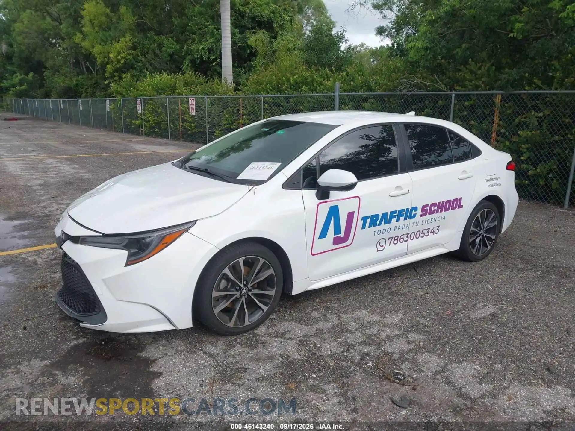 2 Photograph of a damaged car 5YFEPMAE5MP262806 TOYOTA COROLLA 2021