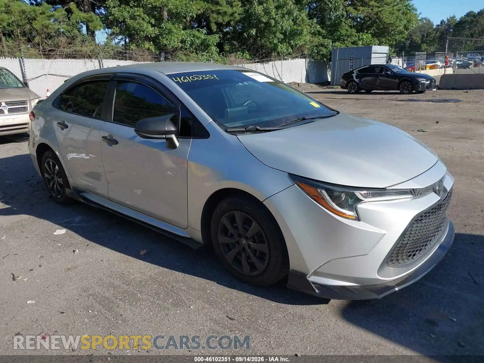1 Photograph of a damaged car 5YFEPMAE5MP262918 TOYOTA COROLLA 2021
