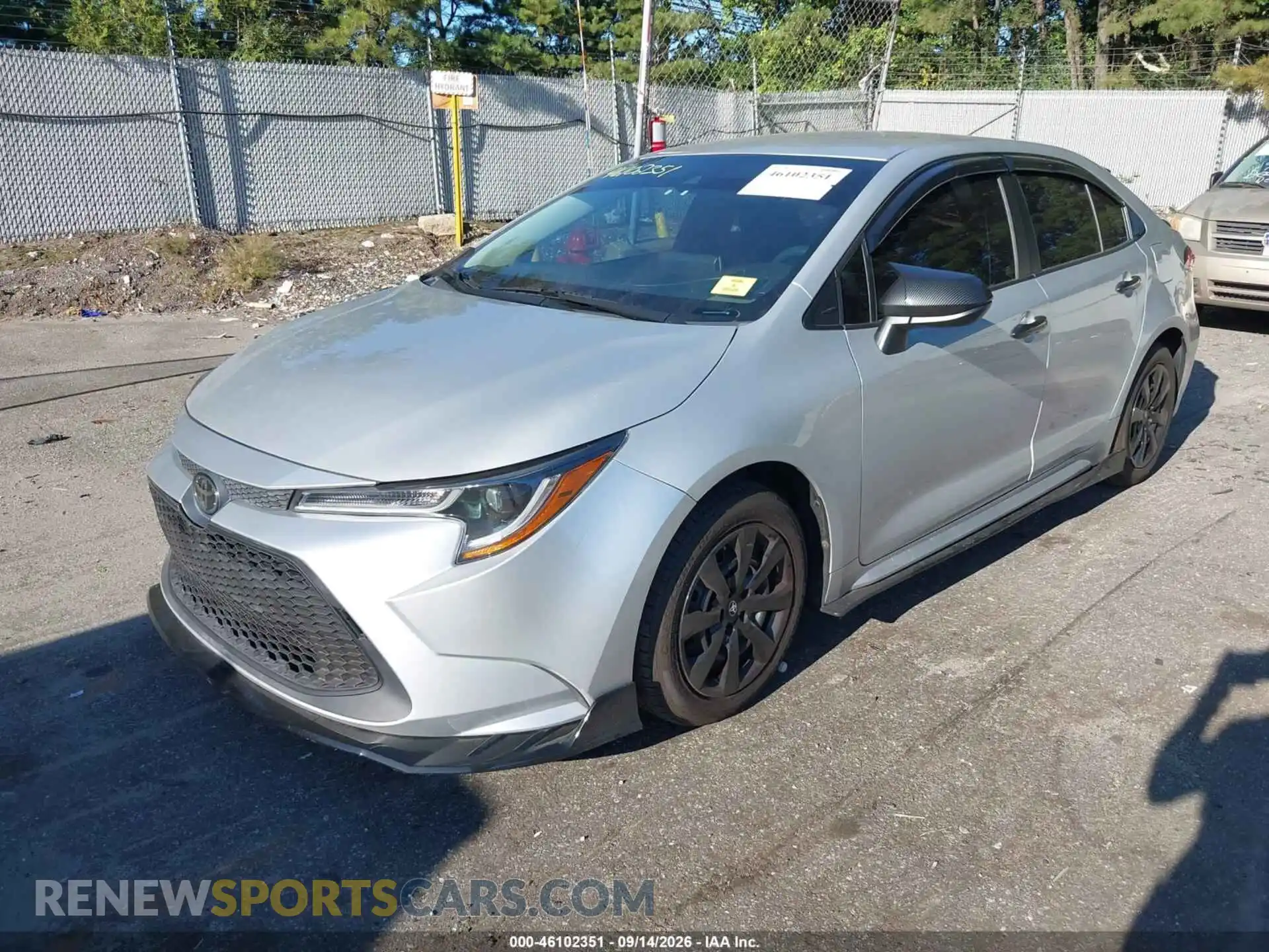2 Photograph of a damaged car 5YFEPMAE5MP262918 TOYOTA COROLLA 2021
