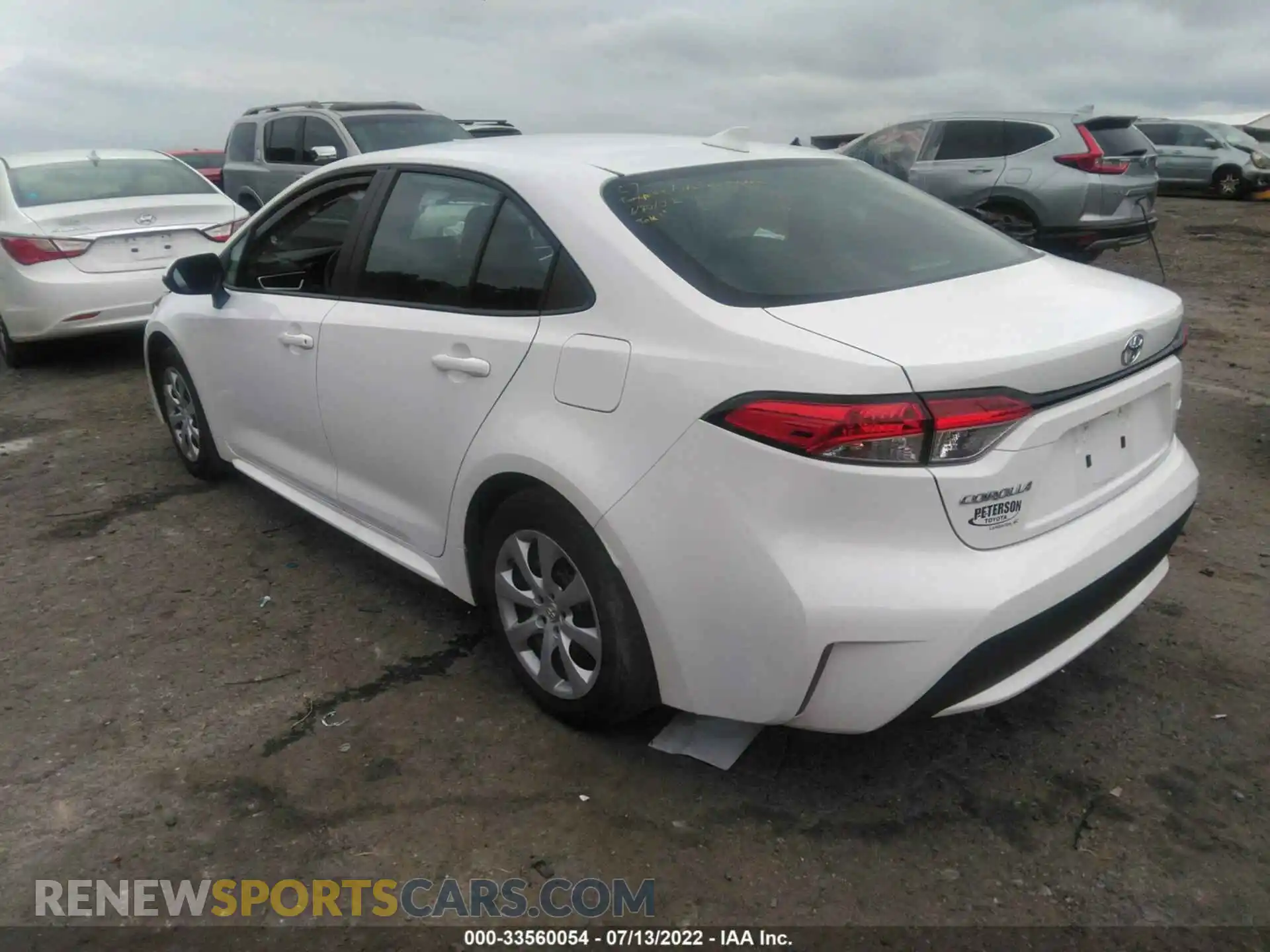 3 Photograph of a damaged car 5YFEPMAE5MP267231 TOYOTA COROLLA 2021