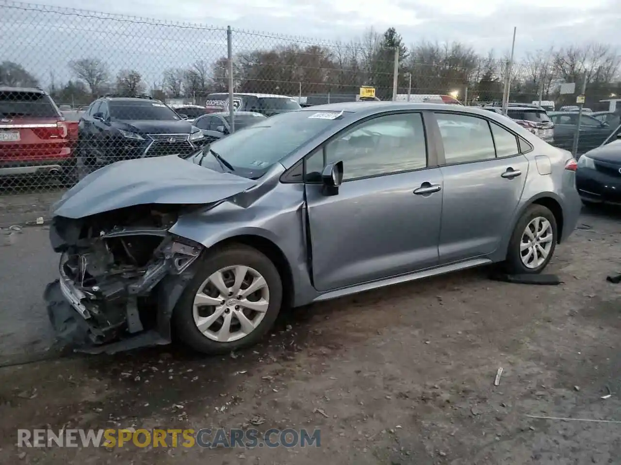 1 Photograph of a damaged car 5YFEPMAE5MP271022 TOYOTA COROLLA 2021