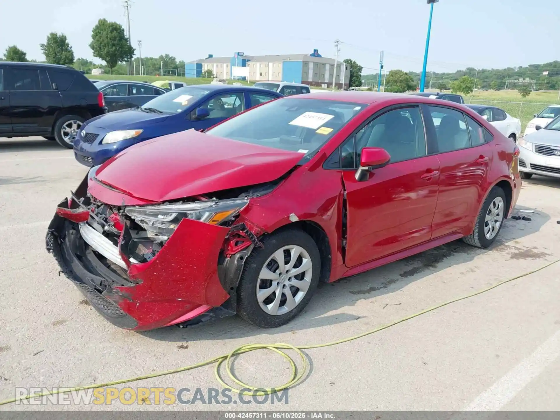 2 Photograph of a damaged car 5YFEPMAE6MP147728 TOYOTA COROLLA 2021